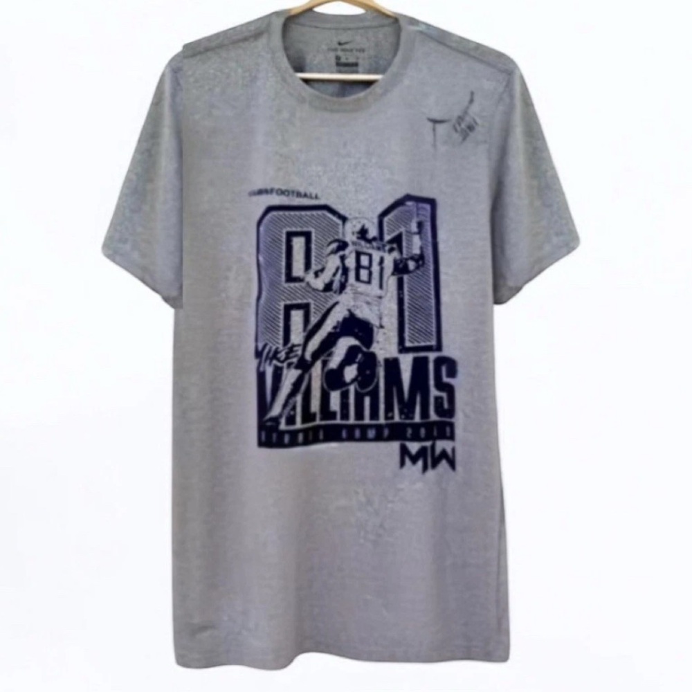 Michael Williams NFL Autographed Nike Tee Shirt Youth Medium